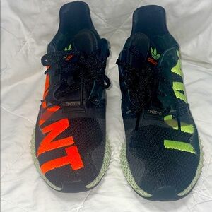 Adidas ZX 4000 4D Black with Neon Accents